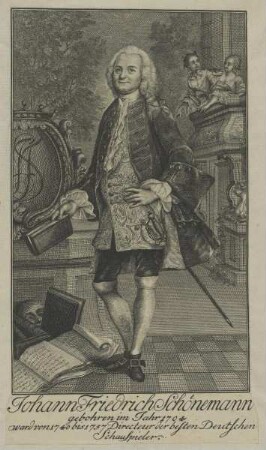 Bildnis des Johann Friedrich Schönemann