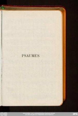 Psaumes