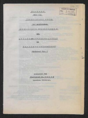 1936/37: Bericht über das Schuljahr ... der Städtischen Deutschen Oberschule mit Lyzeum und Frauenschule in Berlin-Zehlendorf - 1936/37