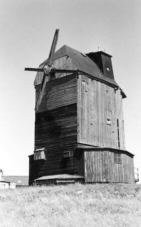 Jesewitz-Gallen. Eckard Mühle, Paltrockmühle (1924 umgebaute Bockmühle)