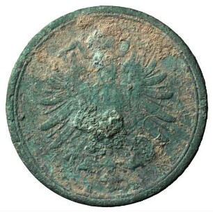 Fundmünze, Pfennig, 1875