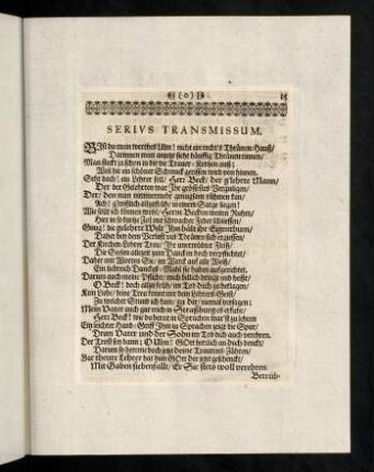 85-86, Serivs Transmissum