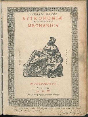 Tychonis Brahe Astronomiæ Instauratæ Mechanica