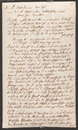 Nachlass von Johann Andreas Schmeller (1785 - 1852): Briefe der Bayerischen Akademie der Wissenschaften an Johann Andreas Schmeller - BSB Schmelleriana II.2. Bayerische Akademie der Wissenschaften