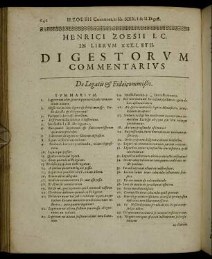 In Librum XXX. I. Et II.