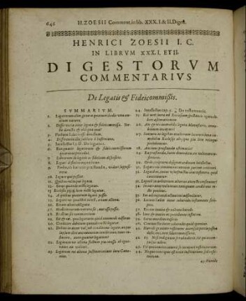 In Librum XXX. I. Et II.