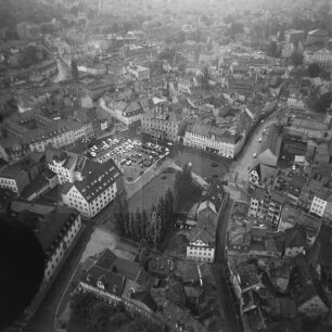 Marktplatz von Weimar : Blickrichtung Südwesten