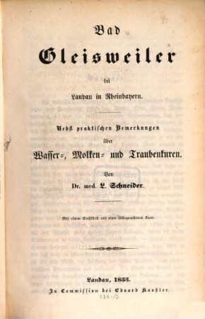 Bad Gleisweiler bei Landau in Rheinbayern