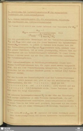 4. Ermittlung der Werkstoffkonstanten W für verschiedene Werkstoffe aus Versuchsergebnissen