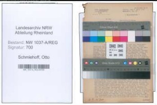 Entnazifizierung Otto Schmiehoff , geb. 00.00.0000 (Stadtinspektor)
