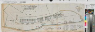 Förde (Lennestadt) Lageplan für den Neubau einer Abfallsäurescheideeinrichtung der Siegener Dynamitfabrik AG 1884 1 : 500 33 x 95 Zeichnung Regierung Arnsberg Nr. 1261