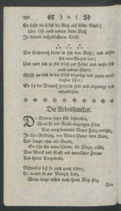 Die Arbeitsamkeit