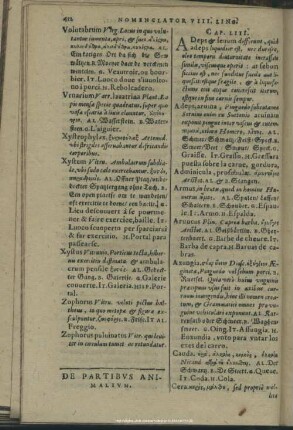 De Partibus Animalium. Cap. LIII