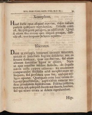 Xenophon. - Hippocrates.