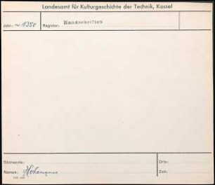 Handschriften