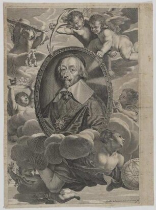 Bildnis des Armand Jean Duplessis Duc de Richelieu