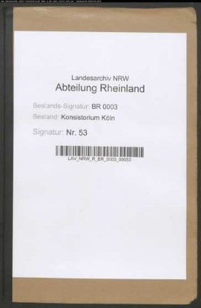 Verwaltung des Armenvermögens. Generalia