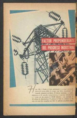 Factor preponderante del progreso industrial