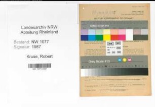 Entnazifizierung Robert Kruse , geb. 29.10.1898 (Polizist)