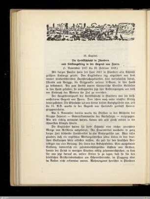 16. Die Herbstschlacht in Flandern und Stellungskrieg in der Gegend von Ypern