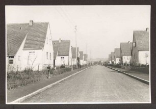 Frühere Grenzstraße, heutige Mittelstraße. Detmold. Klüt. Mittelstraße