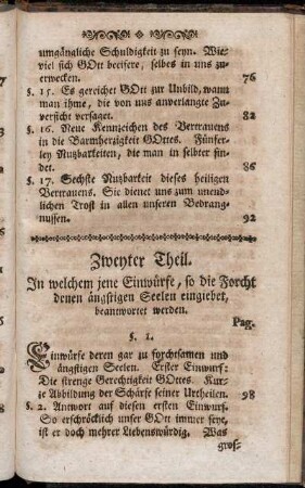 Zweyter Theil.