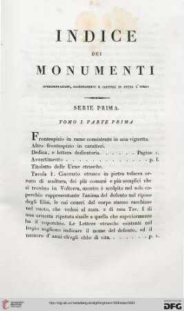 Indice dei monumenti