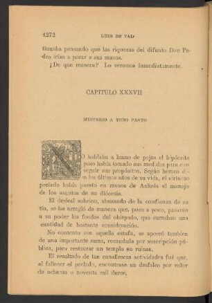 Capítulo [XXXVIII] - Misterio a todo pasto