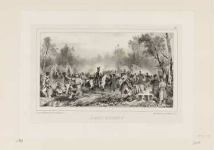 Campement, Blatt 14 der Folge "Erinnerungen an die Armee im Norden"