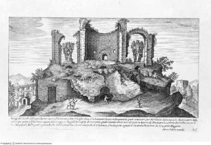 Vestigi delle antichità di Roma, Tivoli, Pozzuolo e altri luochi, Tafel 25: Vestigij del Castello dell'acqua Martia ...