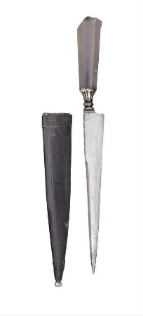 Dolchmesser mit Scheide, L.047 a-b