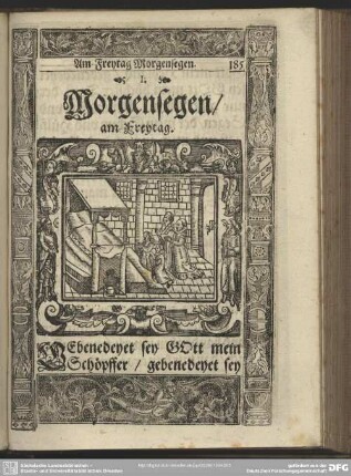 Morgensegen, am Freytag