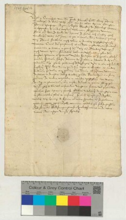 Präsentation an Propst Jacob Schomaker für eine Vikarie am Allerheiligen Altar in der Hoymans Kapelle zu St. Johannis [lat].