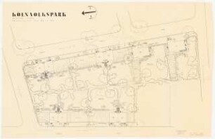 Volkspark, Köln: Bauabschnitt II-2, II-3 1:200
