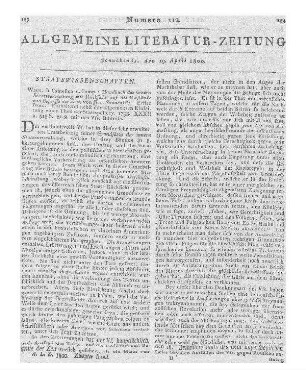 Sonnenfels, J. von: Handbuch der inneren Staatsverwaltung. Bd. 1. Mit Rücksicht auf die Umstände und Begriffe der Zeit. Wien: Camesina 1798