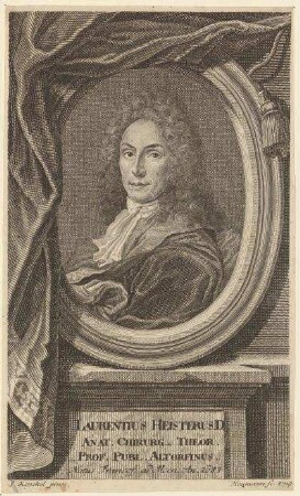 Lorenz Heister, Dr. med. und Professor in Altdorf; geb. 1683
