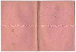 Tagebuch von Helene von Koenigswald (Band 2) vom 27. Mai bis 23. August 1945 u.a. zur Versorgungslage - Familienkonvolut