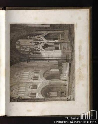 Plate 15. Part of the presbytery of Lincoln Cathedral.