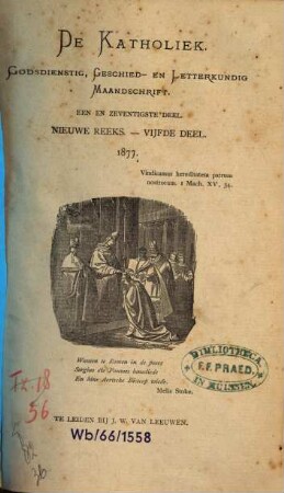 De Katholiek. 71 = N.S. 5. 1877