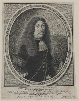 Bildnis des Georgius Adamus Struve