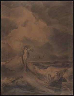 Odysseus und Leukothea