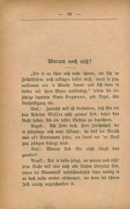 Worum ooch nich?