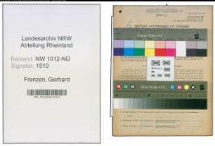 Entnazifizierung Gerhard Frenzen , geb. 16.11.1890 (Landwirt)