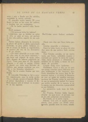 X - Sulliván cree haber soñado