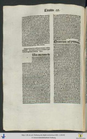Titulus VI: De causis.