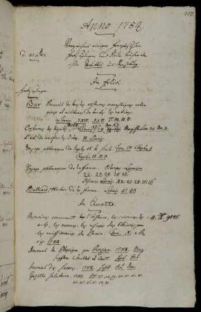 Verzeichnis einiger französischen Fortsetzungen und Neuen Bücher von Hhn Treuttel aus Straßburg.