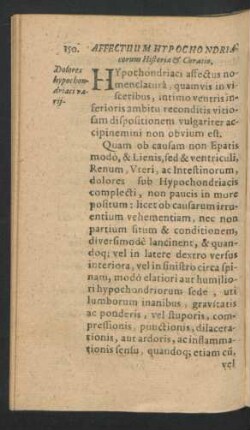 Affectuum Hypochondriacorum Historia & Curatio.
