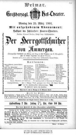 Der Herrgottschnitzer von Ammergau