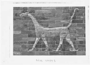 Berlin. Staatliche Museen, Vorderasiatisches Museum, Relief Schreitender Drache vom Ischtar-Tor
