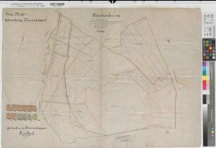 Brunskappel (Olsberg) Katasterkarte, Flur 8 1906 1 : 2500 66 x 94 kol. Zeichnung Katasteramt Brilon Gutsarchiv Wildenberg, Dep.